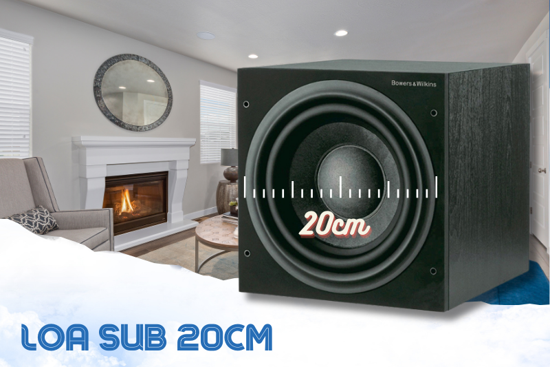 Loa sub 20cm 