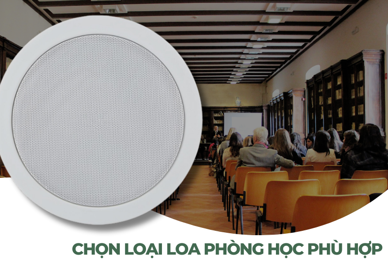 Chọn loại loa phòng học phù hợp 