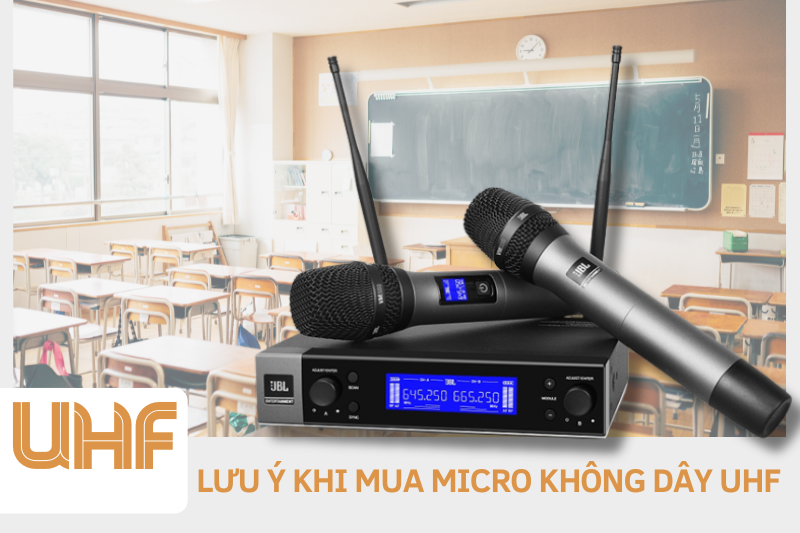Kinh nghiệm mua micro không dây UHF 