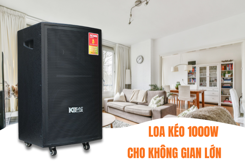 2 loa keo 1000w cho khong gian lon