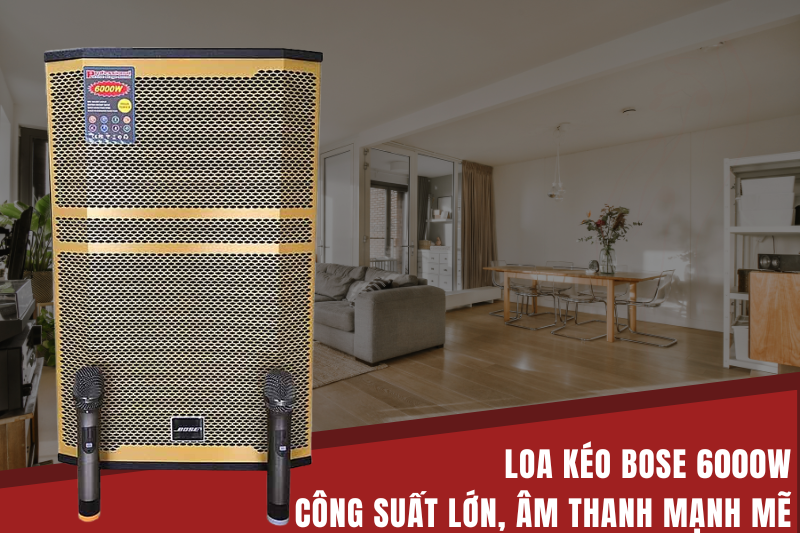 2 loa keo bose 6000w cong suat lon am thanh manh me