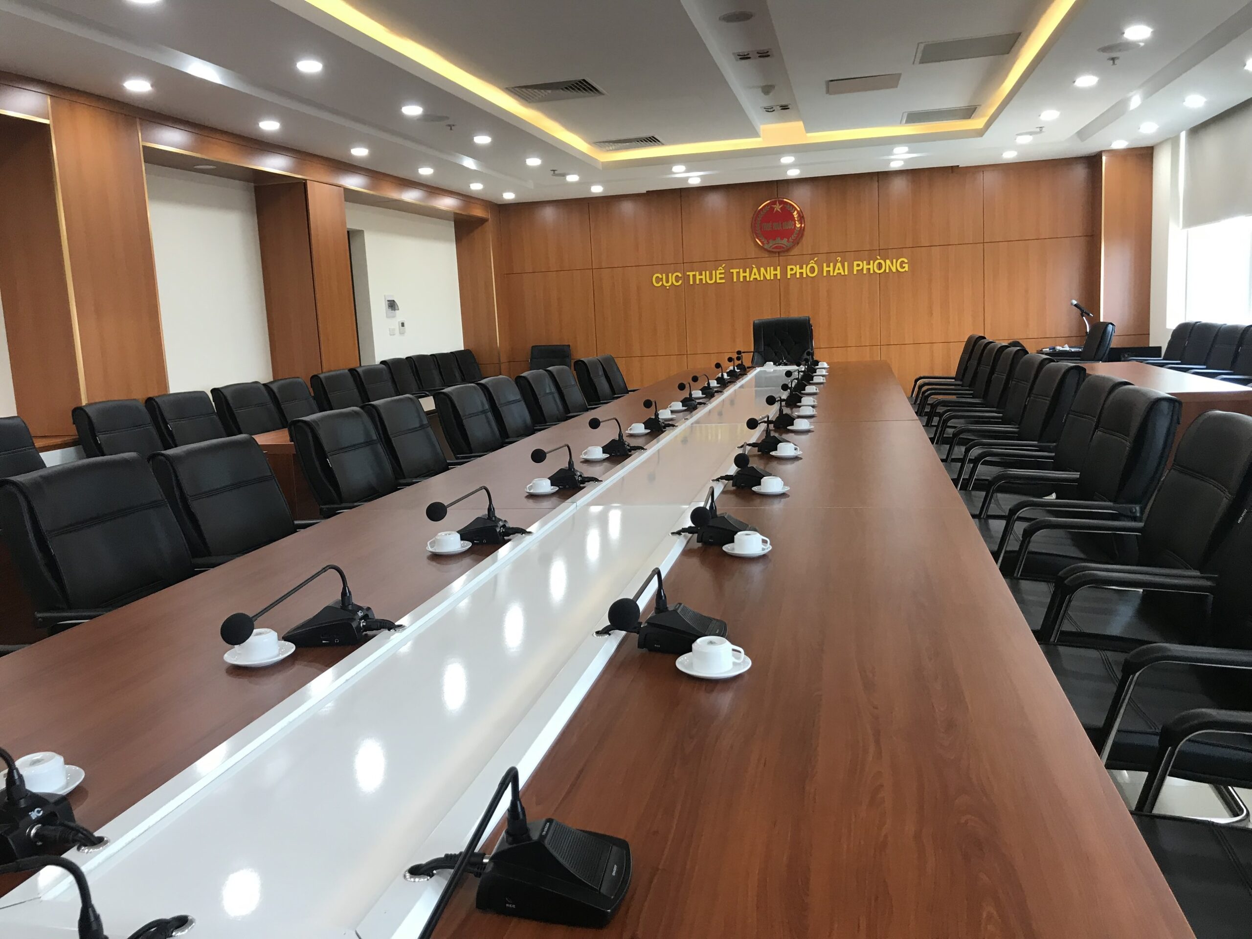 Dự án lắp đặt âm thanh phòng họp cho Chi cục thuế Hải Phòng 4 521