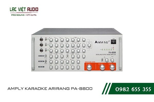 Giới thiệu về thiết bị AMPLY KARAOKE ARIRANG PA-8800