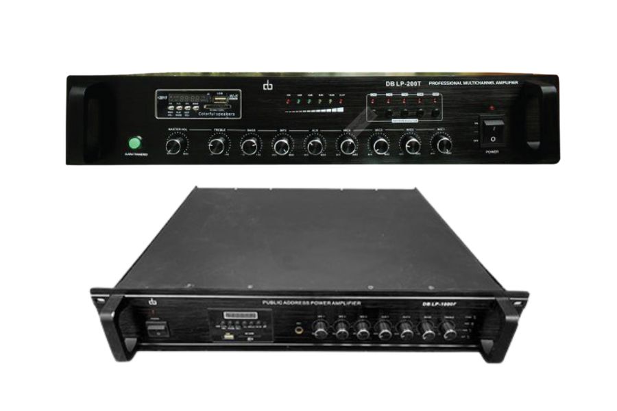 Amply chia 5 vùng 200W DB LP-200T 1 Amply DB LP 200T