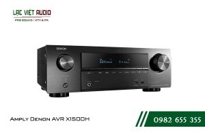Giới thiệu về sản phẩm Amply Denon AVR X1500H 