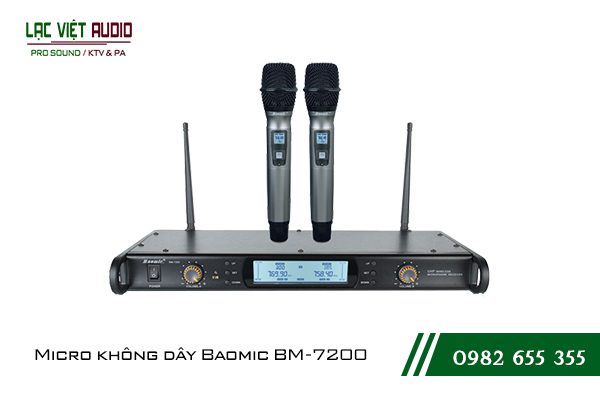Giới thiệu về sản phẩm Micro không dây Baomic BM7200
