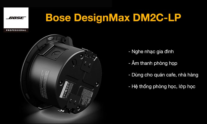 Bose DesignMax DM2C-LP dùng cho gia đình, lớp học, nhà hàng, khách sạn,...
