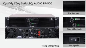 Alternative view of ĐẨY CÔNG SUẤT 2 KÊNH LEQI PA-500