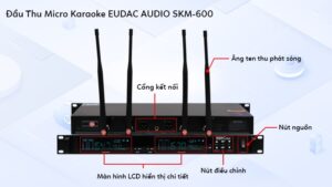 Alternative view of MICRO KHÔNG DÂY EUDAC SKM-600
