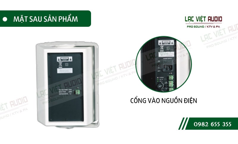 Thiết kế bên ngoài của sản phẩm Loa gắn tường ITC T776AW 