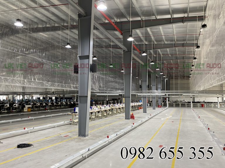 Loa dùng cho âm thanh nhà xưởng đều là hàng chất lượng cao