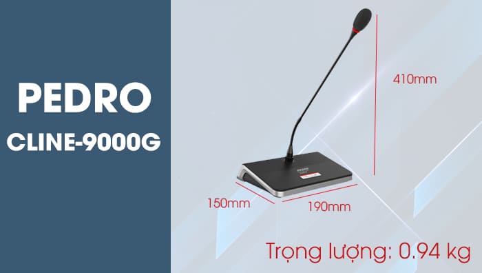 Micro PEDRO CLINE 9000G kich thuoc nho gon