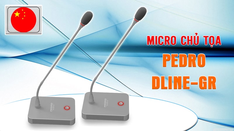 Micro hội nghị PEDRO DLINE-GR có tính năng thông minh thu âm chính xác, rõ ràng