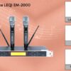 Micro karaoke LEQI AUDIO EM 2000 duoc thiet ke nho gon voi nhung chat lieu cao cap dep mat