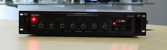 Amply Asima AX-150T có kích thước gọn nhẹ