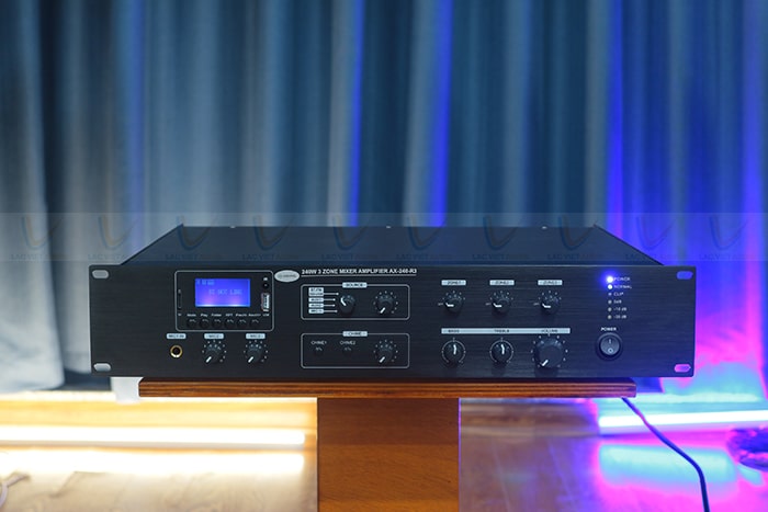 Asima AX-240-R3 cho phép chia 3 vùng âm thanh thông minh