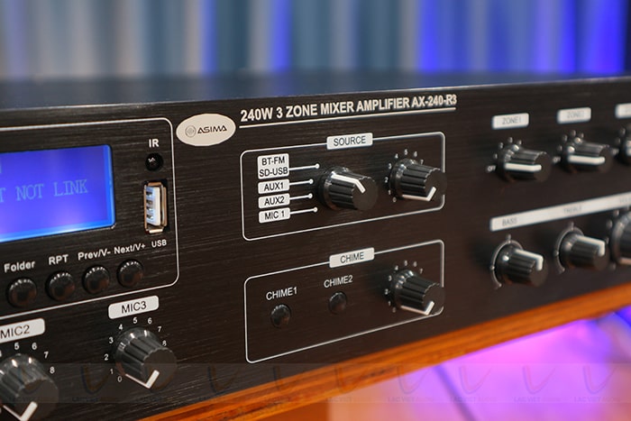 Asima AX-240-R3 thích hợp dùng cho các hệ thống thông báo trường học