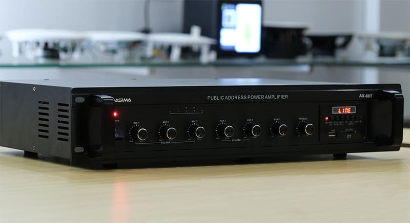 Asima AX-60T sử dụng mạch class D nguồn xung cho hiệu suất cao