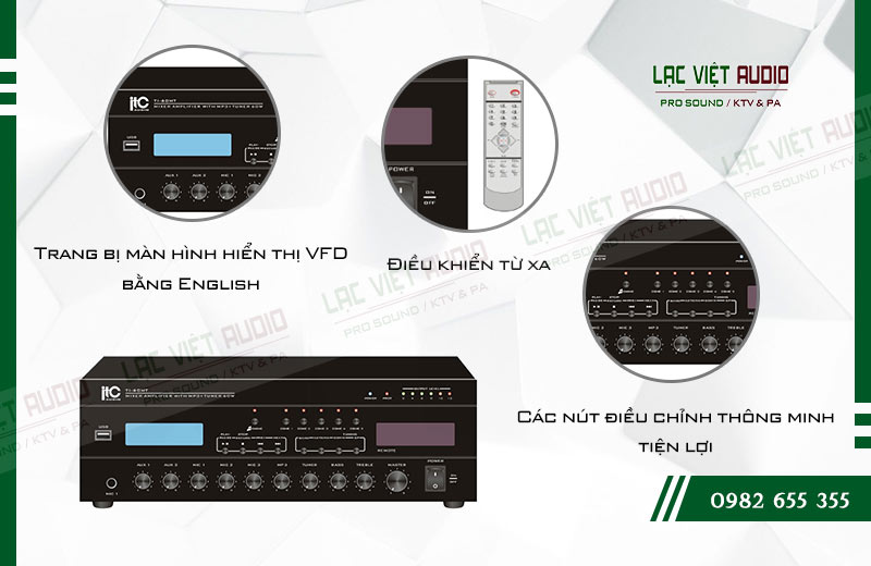 Các đặc điểm nổi bật của sản phẩm Âm ly kèm loa ITC TI 60MT Các đặc điểm nổi bật của sản phẩm Âm ly kèm loa ITC TI 60MT
