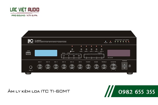 Giới thiệu sản phẩm Âm ly kèm loa ITC TI 60MT Giới thiệu sản phẩm Âm ly kèm loa ITC TI 60MT