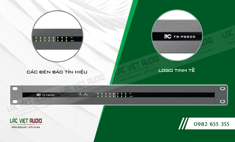Các đặc điểm nổi bật của sản phẩm Âm ly kèm loa ITC TS P880C 