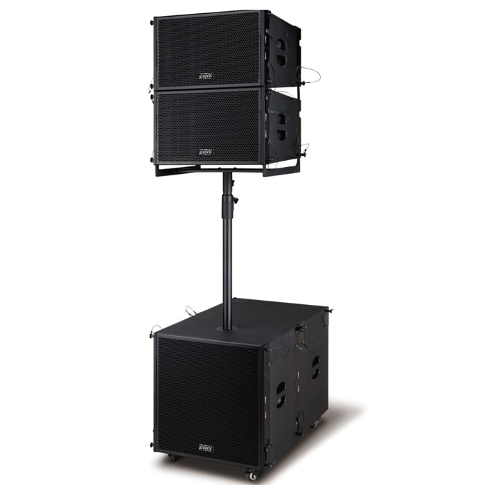 Loa array FONY LCA-110B kết hợp với FONY LCA-110 thành bộ hoàn chỉnh