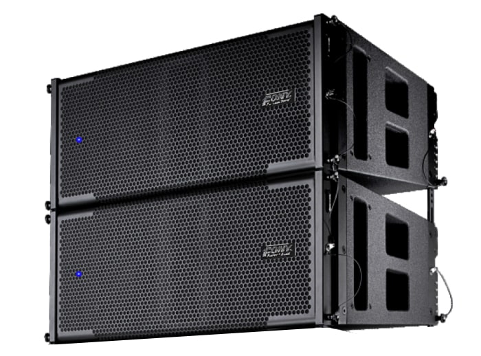 Loa array FONY VTX-208 có thiết kế nằm ngang tiện lợi cho việc vận chuyển, lắp đặt Loa array FONY VTX-208 có thiết kế nằm ngang tiện lợi cho việc vận chuyển, lắp đặt