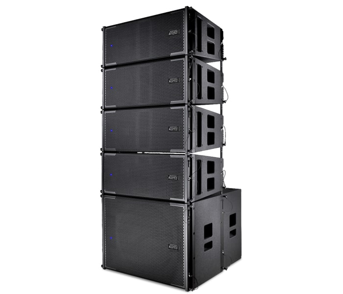 Loa array FONY VTX-208 kết hợp với VTX 208B để cho ra âm thanh hay nhất