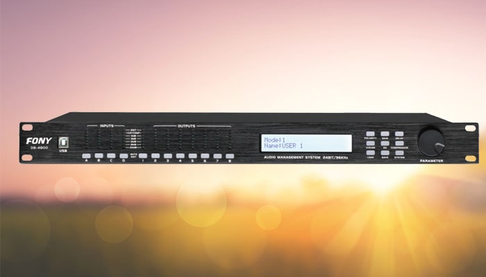 Driverack FONY DB-4800 có thiết kế nhỏ gọn, giao diện dễ dùng Driverack FONY DB-4800 có thiết kế nhỏ gọn, giao diện dễ dùng