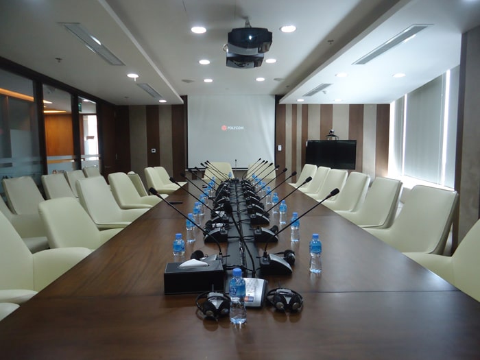 Giải pháp âm thanh phòng họp 150m2
