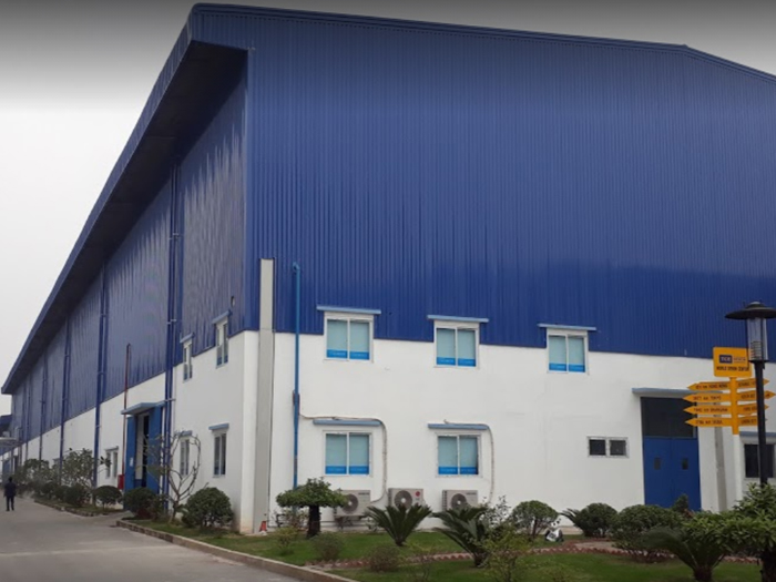 Nhà xưởng có quy mô rộng của công ty TCE Vina Denim Nam Định