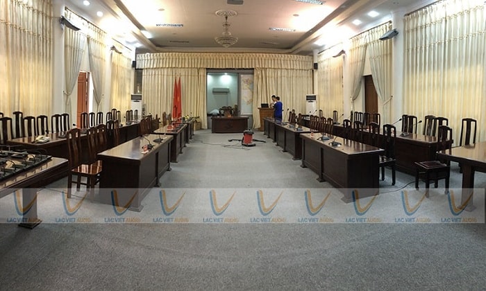 Không gian phòng họp của Bộ Tư lệnh Vùng 1 Hải Quân Nhân dân Việt Nam