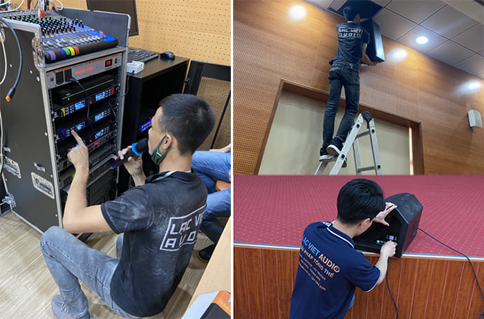 Lắp đặt cẩn thận cho khách hàng