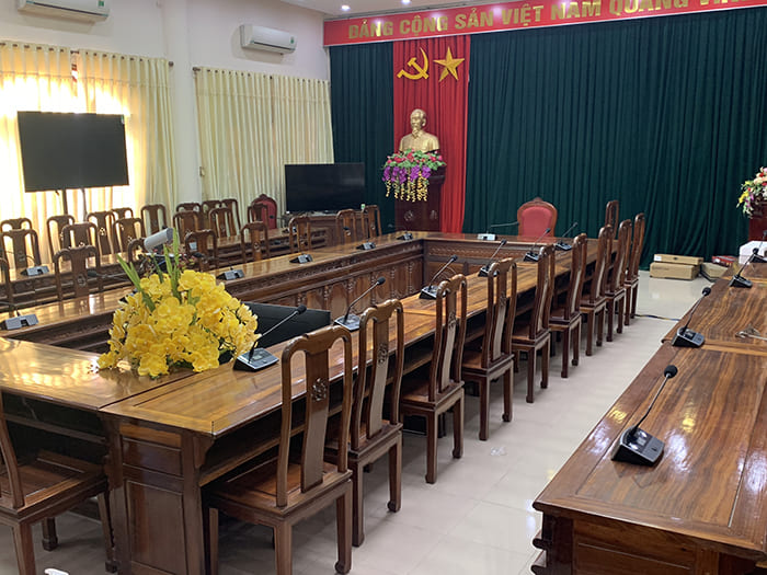 Lắp đặt âm thanh phòng họp UBND huyện Lương Tài Bắc Ninh