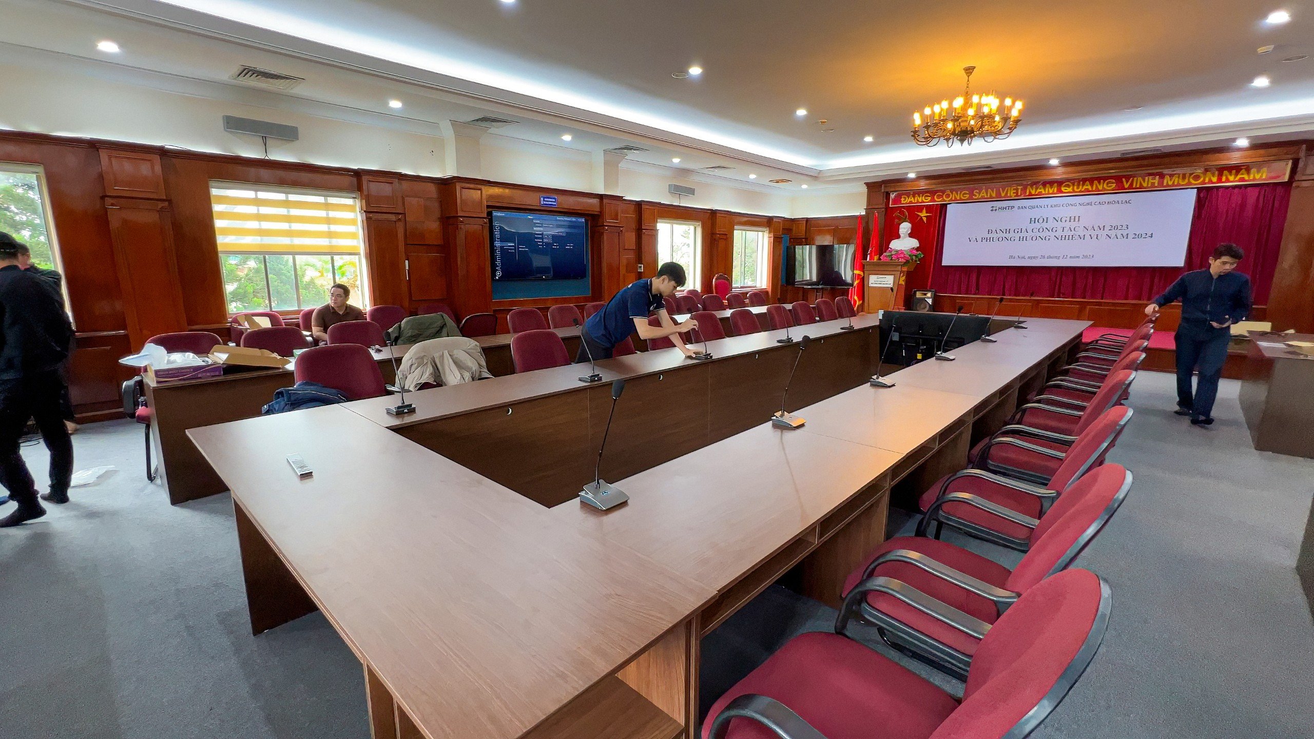 Dự án âm thanh hội nghị tại Khu Công nghệ cao Hòa Lạc