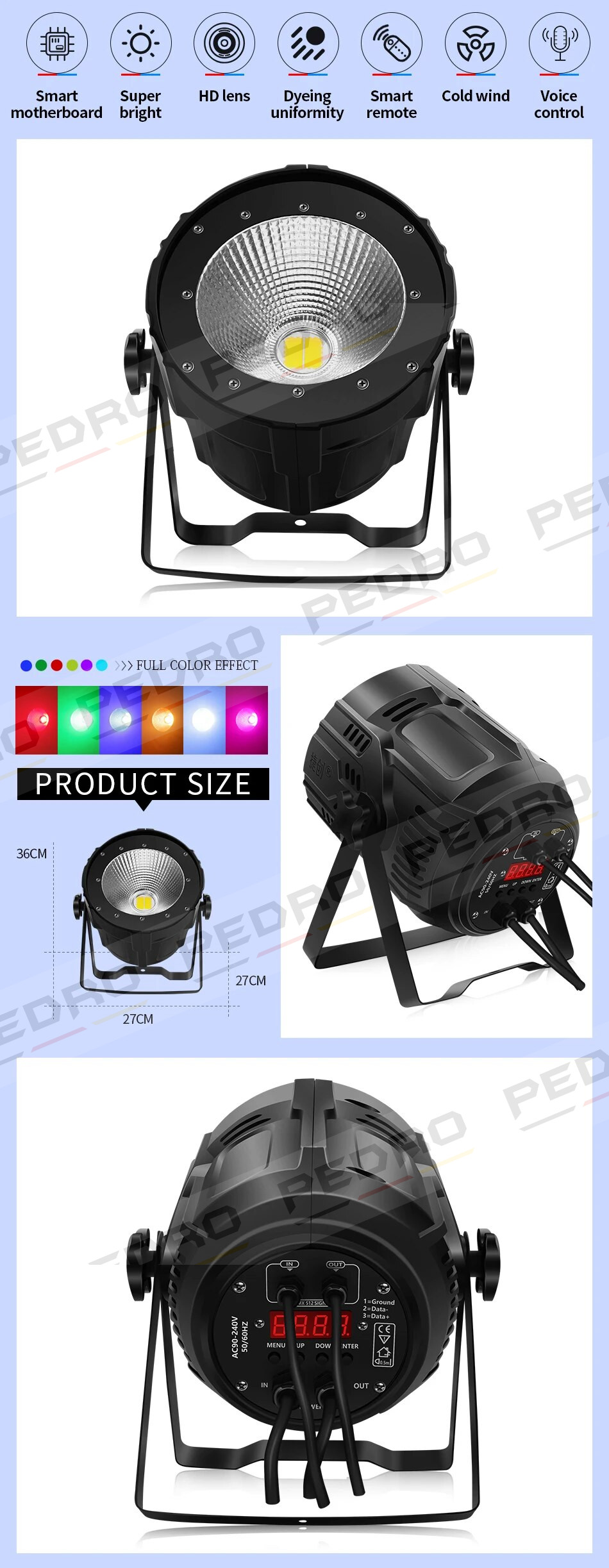 Đèn COB 1 bóng PL-COB1 16 cob 1 eyes pl cob1 1141