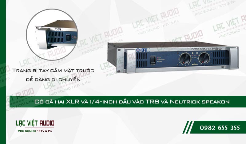 Thiết kế bên ngoài của sản phẩm Cục đẩy OBT PA8800
