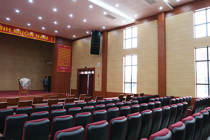 Hình ảnh sản phẩm FONY được lắp tại hội trường