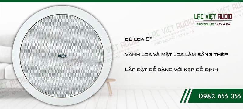 Các đặc điểm nổi bật của sản phẩm Loa gắn trần ITC T 105Y