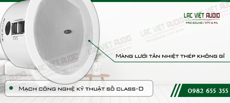 Các đặc điểm nổi bật của sản phẩm Loa gắn trần ITC T105F Các đặc điểm nổi bật của sản phẩm Loa gắn trần ITC T105F