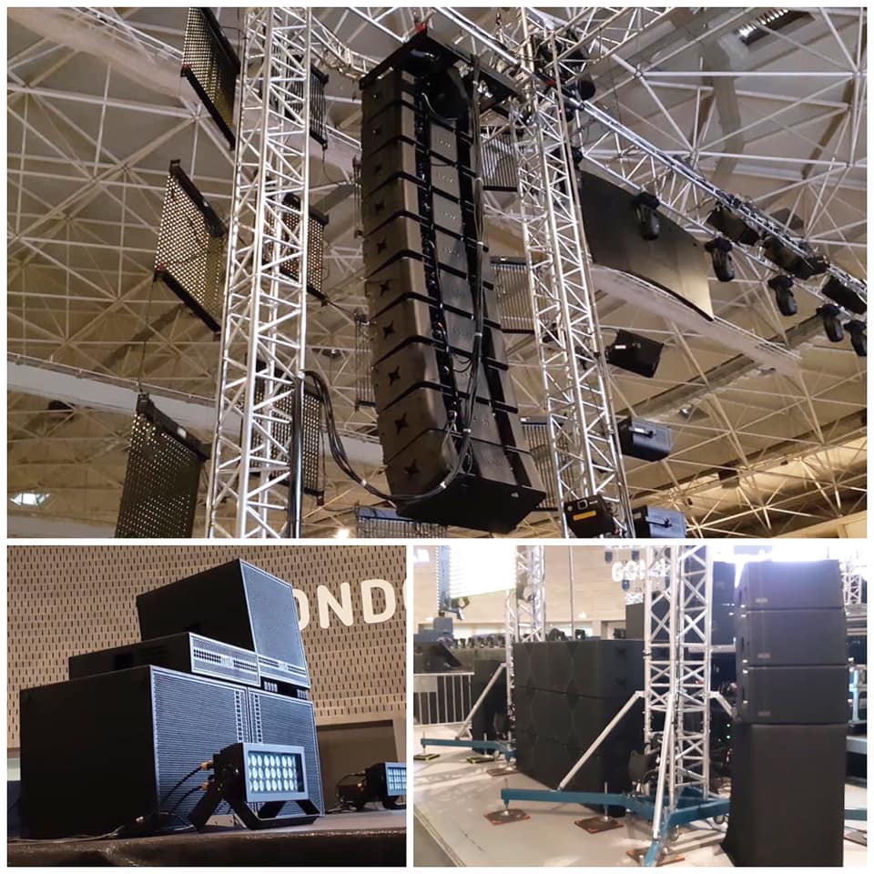 Hệ thống line Array là sự lựa chọn hàng đầu cho các dự án âm thanh nhà thi đấu Hệ thống line Array là sự lựa chọn hàng đầu cho các dự án âm thanh nhà thi đấu