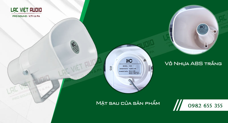 Các đặc điểm nổi bật của sản phẩm Loa nén ITC T720B Các đặc điểm nổi bật của sản phẩm Loa nén ITC T720B
