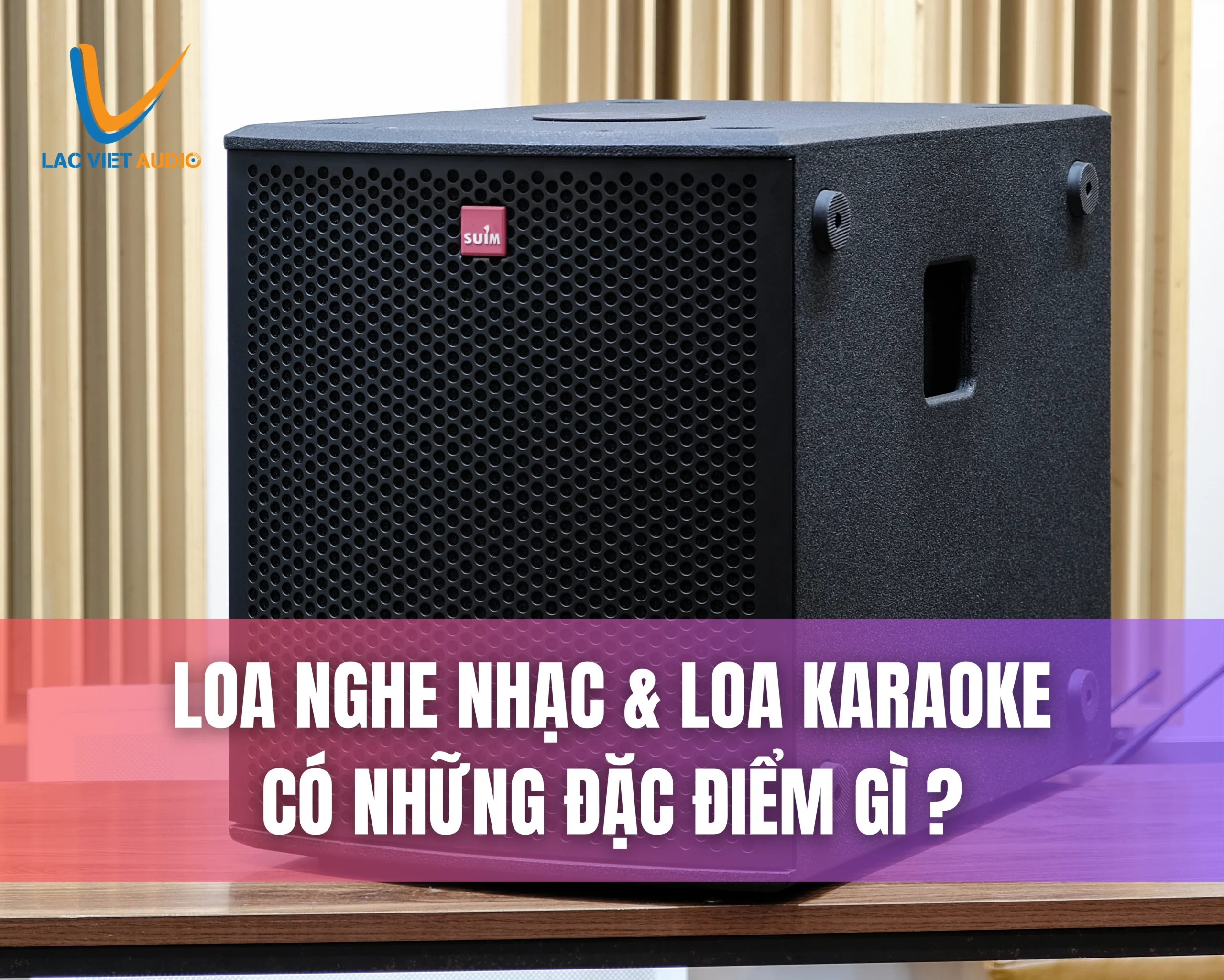 loa nghe nhạc và loa karaoke