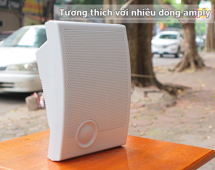 Loa treo tường Asima H-510D tương thích với nhiều dòng amply khác nhau
