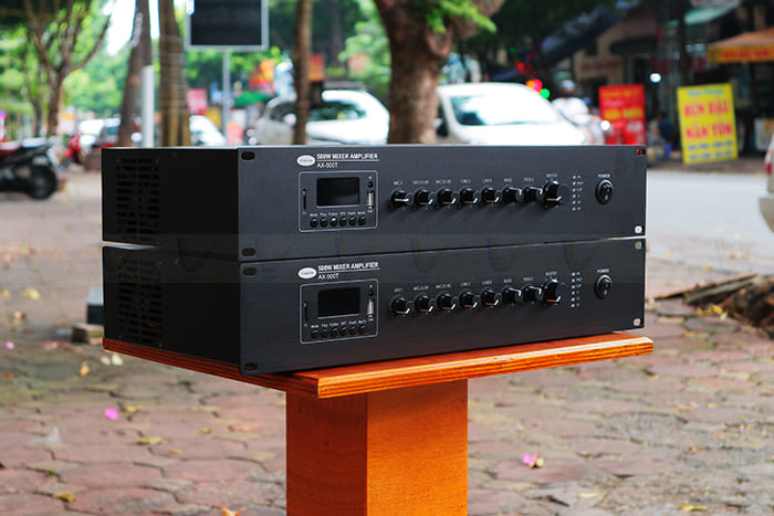 Amply Asima AX-500T công suất lớn, hỗ trợ nhiều tính năng