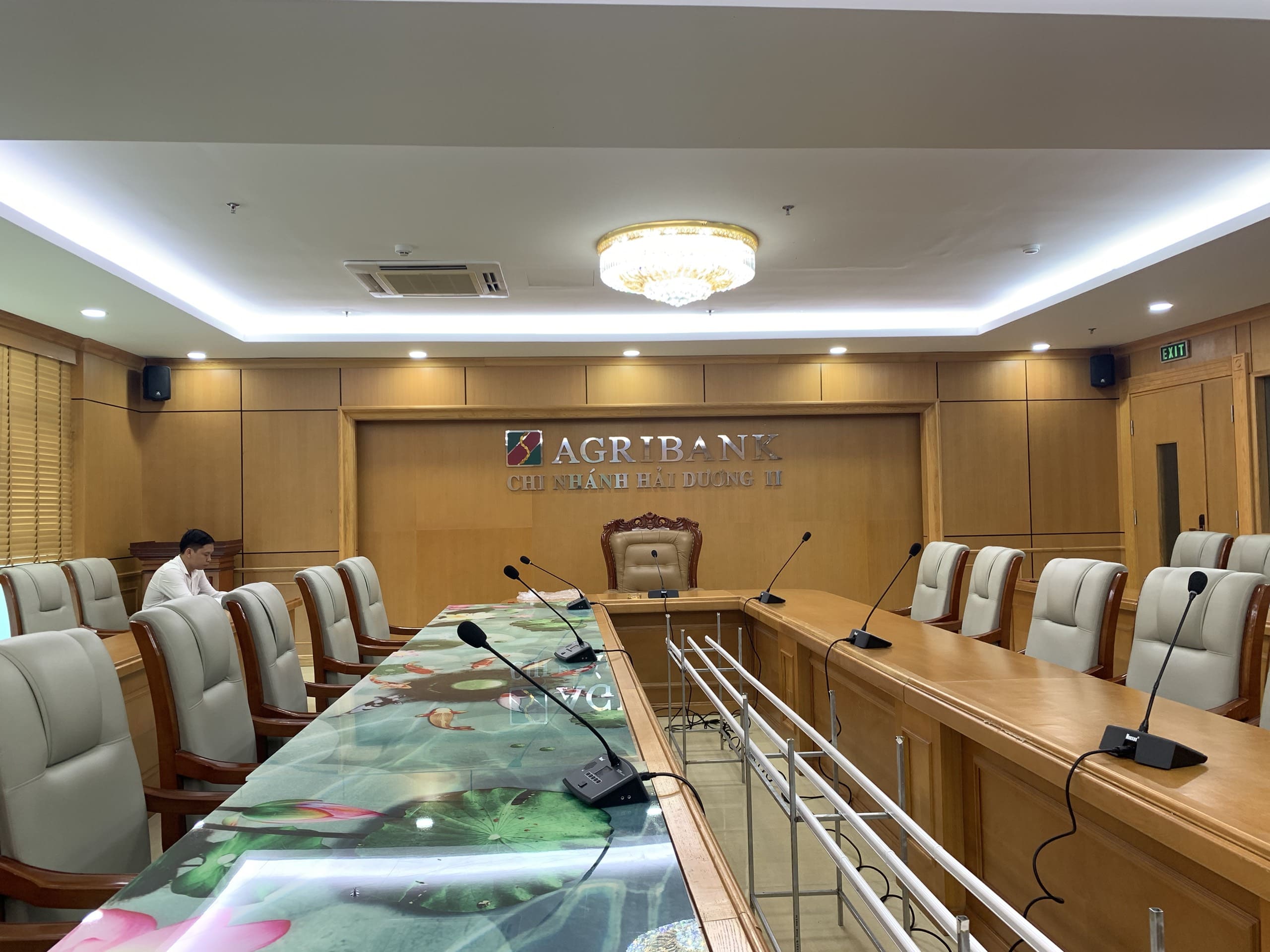 Dự án lắp đặt âm thanh phòng họp cho Agribank Hải Dương
