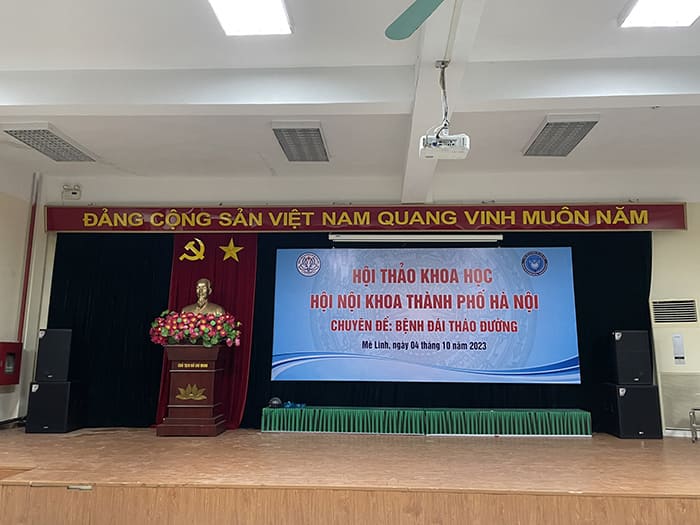 Dự án lắp đặt âm thanh hội trường cho Bệnh viện Đa khoa huyện Mê Linh
