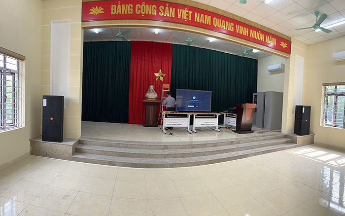 Dự án lắp đặt hệ thống âm thanh hội trường cho Nhà văn hoá Tổ 5, phường Trương Định, Hà Nội
