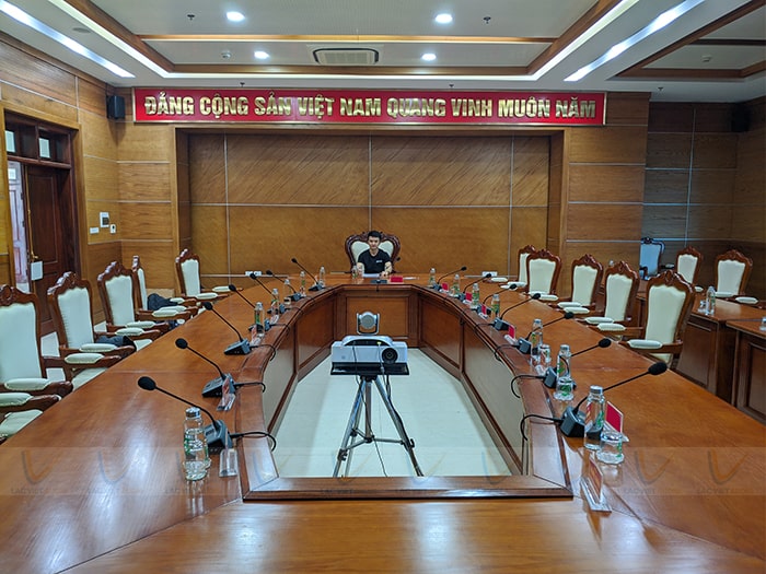 Toàn bộ hệ thống phòng họp Nuoxun Cổ Nhuế sau khi hoàn thành