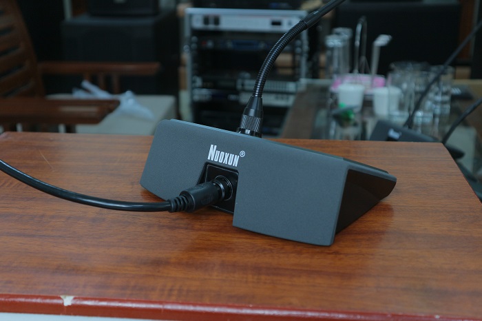 Mặt sau micro chủ tọa Nuoxun NX7698C